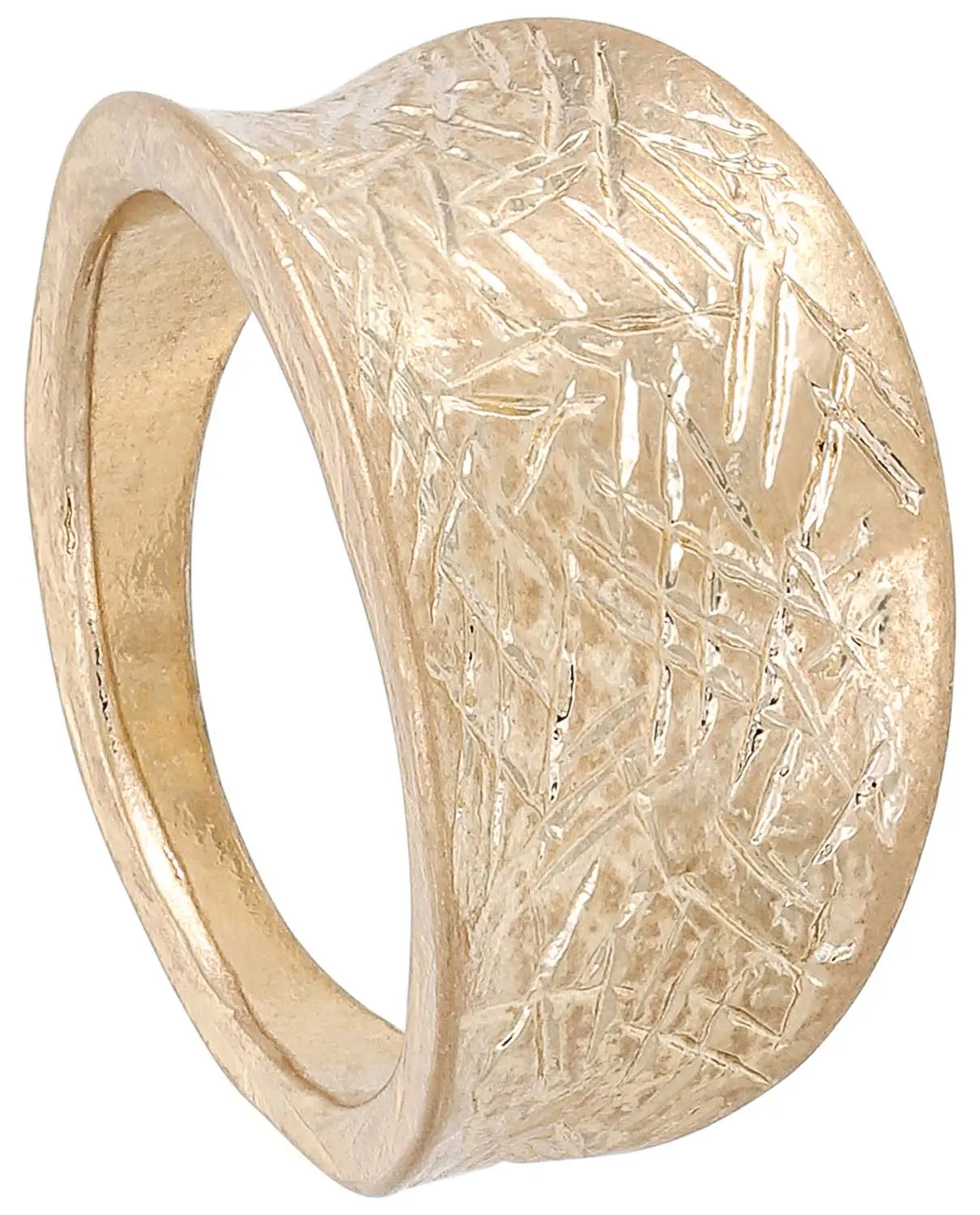 Ring - Golden Scratches