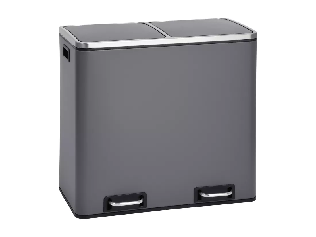 SVITA TM2X24 poubelle 48l gris