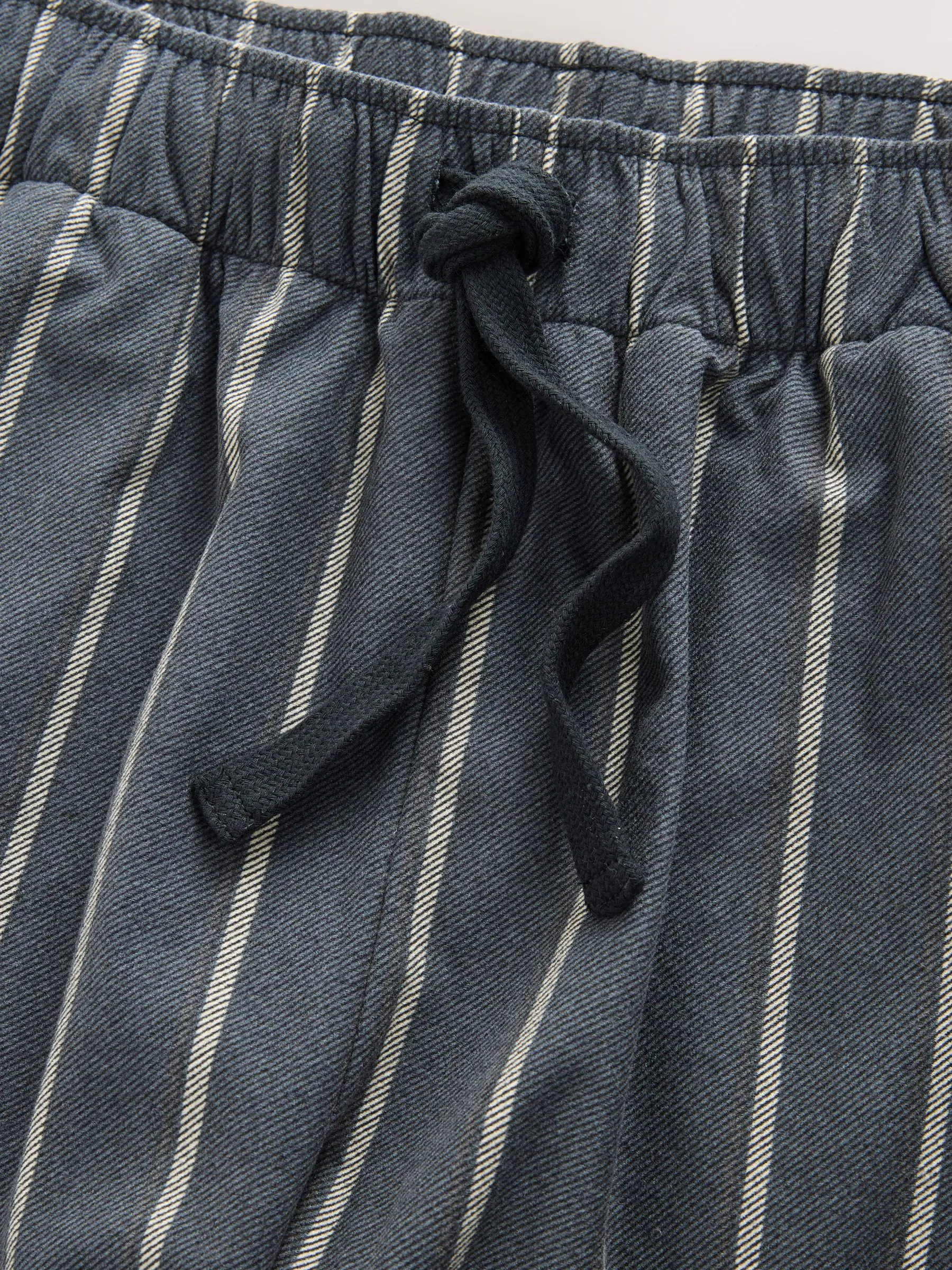 Zwart-neutraal gestreept - Motionflex Behaaglijke Pyjama Set met Korte Mouwen
