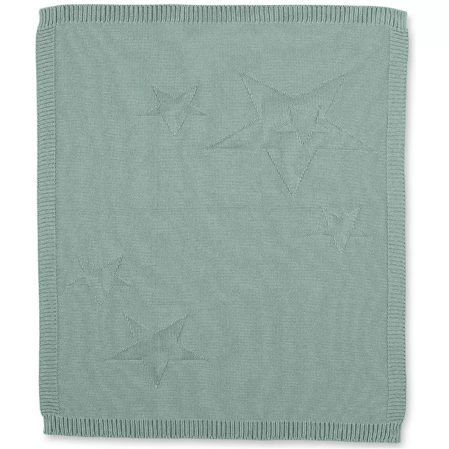 Sterntaler Strick-Schmusedecke Terrybär Baylee hellgrün 90 x 75 cm