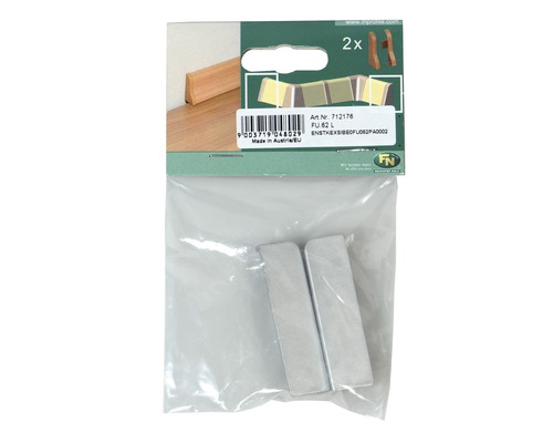 Universeel eindstuk zilver FU62L 58/15 (rechts & links)