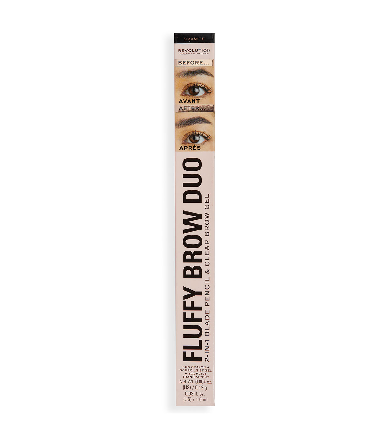 Revolution - Lápis de sobrancelha Fluffy Brow Filter Duo - Granite