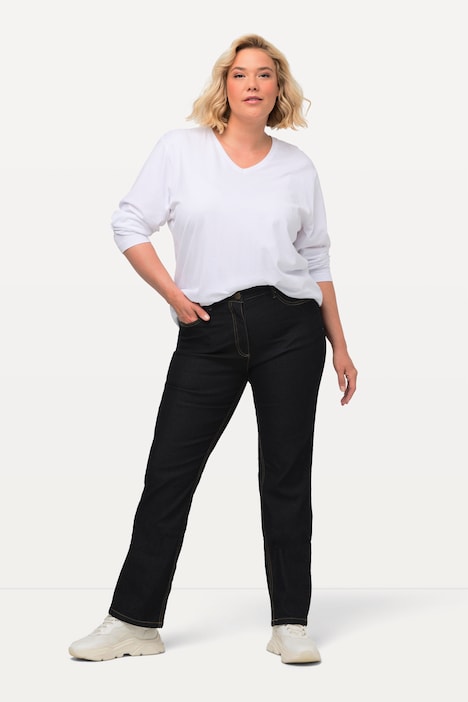 Jeans Mandy, gerades Bein, Stretch, 5-Pocket-Form