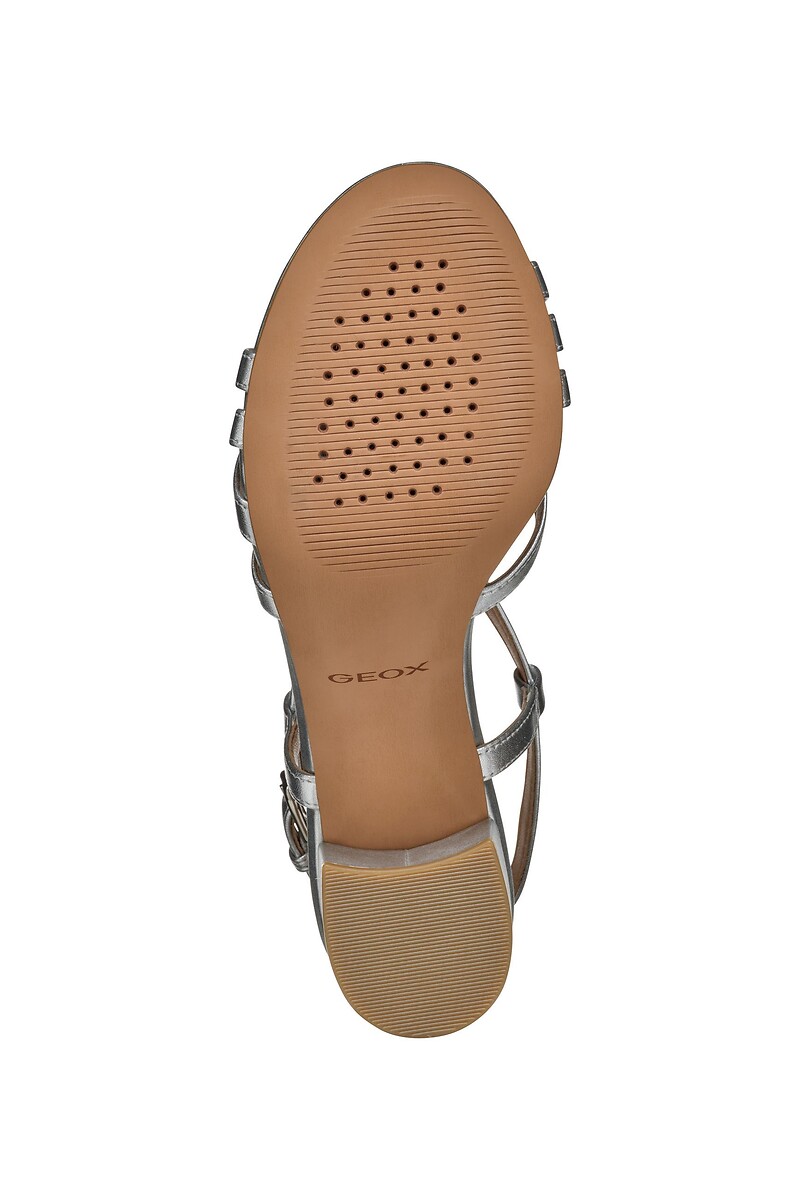 GEOX<br>Sandálias de salto alto, couro, Virnilisa 65