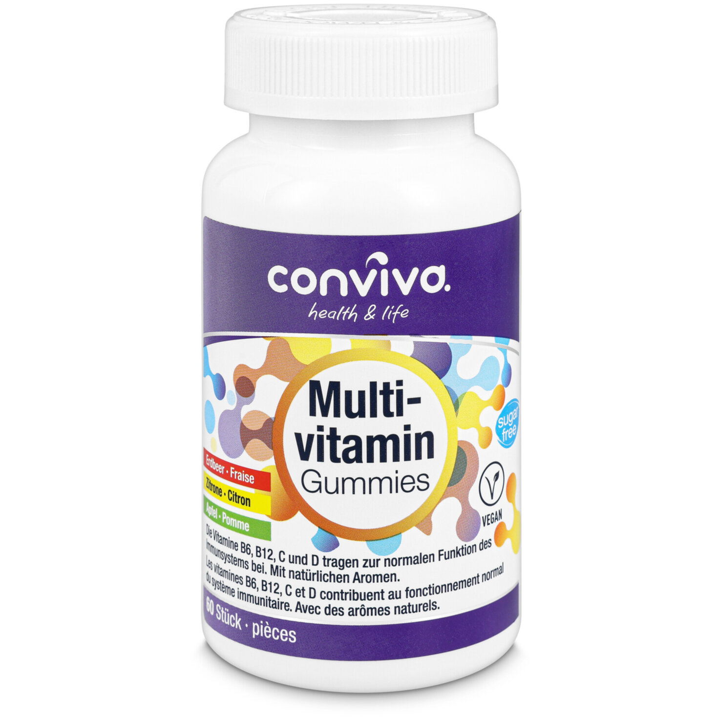 conviva Multivitamin Gummies Vegan zuckerfrei