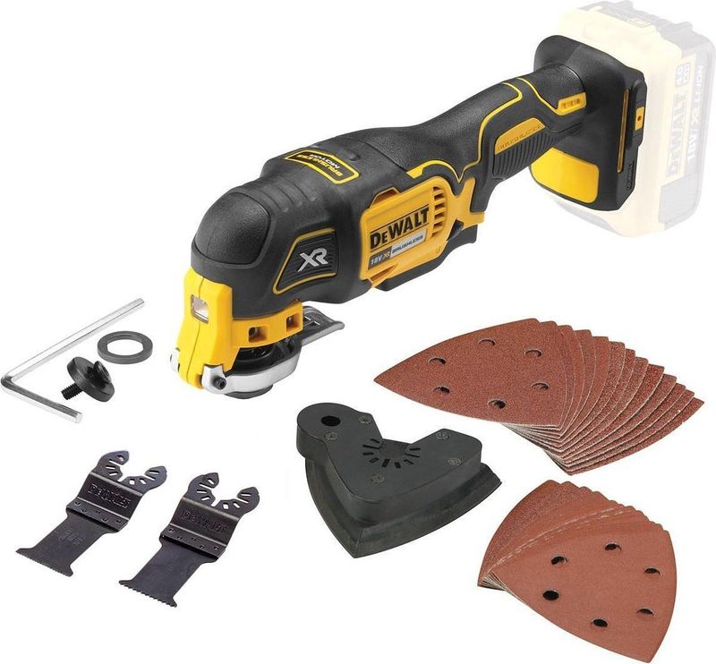 DCS355N Oscillerende Multitool Body - Losse Body (geleverd Zonder Accu en Lader)