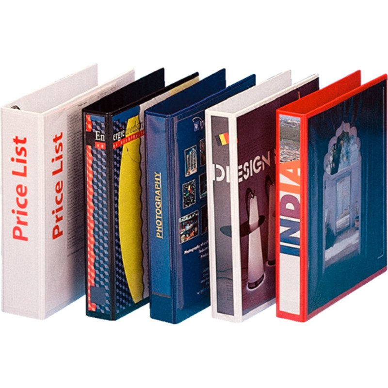Classeur 4 anneaux cartonné Esselte personnalisable A4 - Dos 4,5 cm blanc