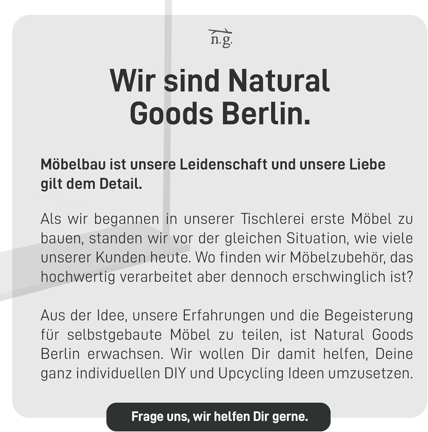 Natural Goods Berlin Kleiderständer BASIS (Schwarz, 50 cm) - Kleiderstange aus stabilem Metall - Freistehende Garderobenstange für Schlafzimmer, Wohnzimmer & Büro