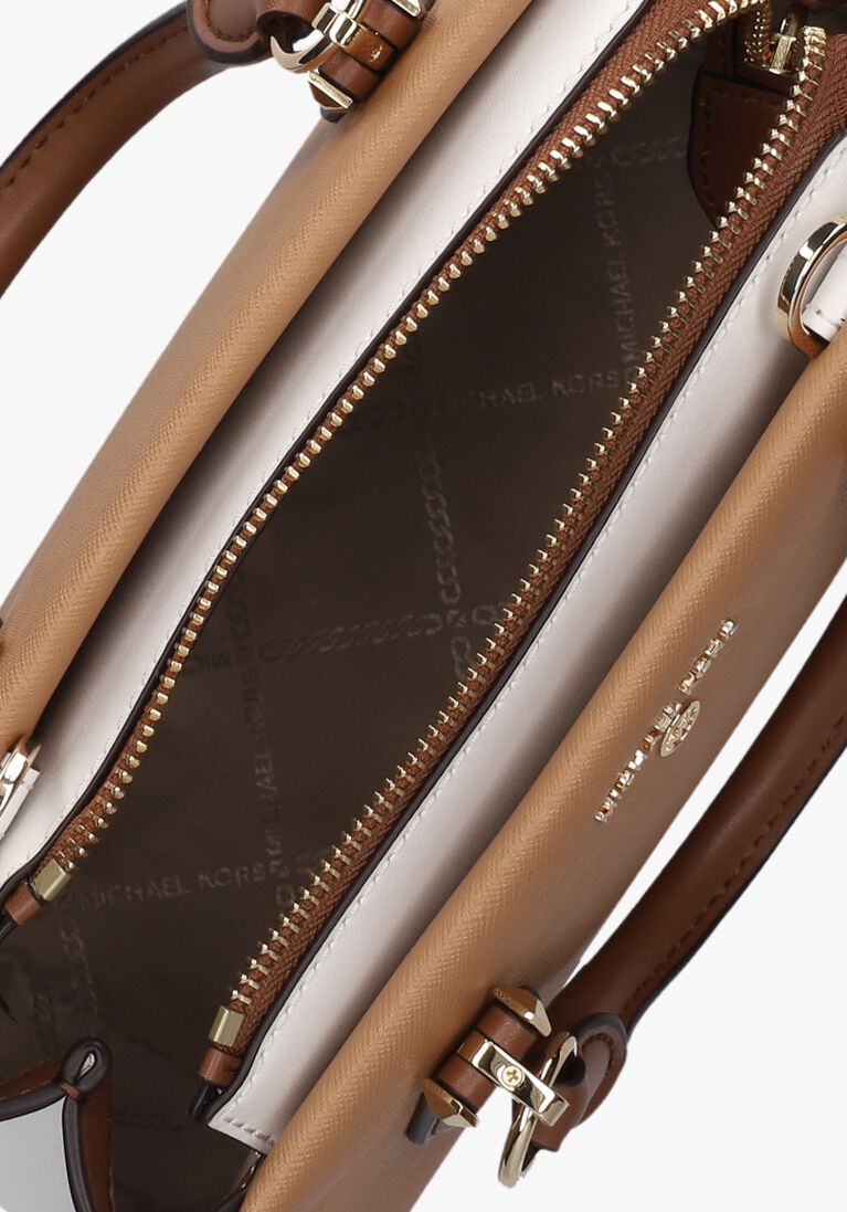 MICHAEL KORS bruine michael kors handtas sm xbody