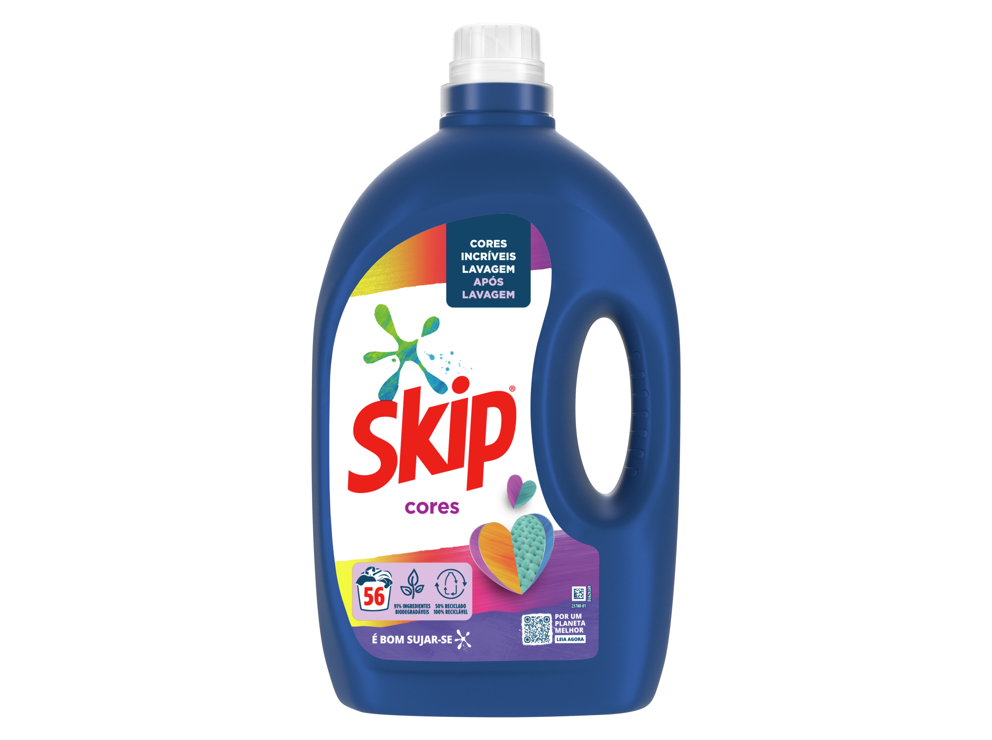 DET. MÁQ. ROUPA LÍQUIDO SKIP CORES 56D