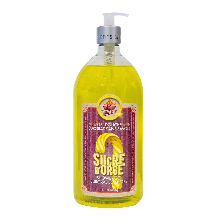 Gel douche surgras sans savon Sucre d'orge 1 litre