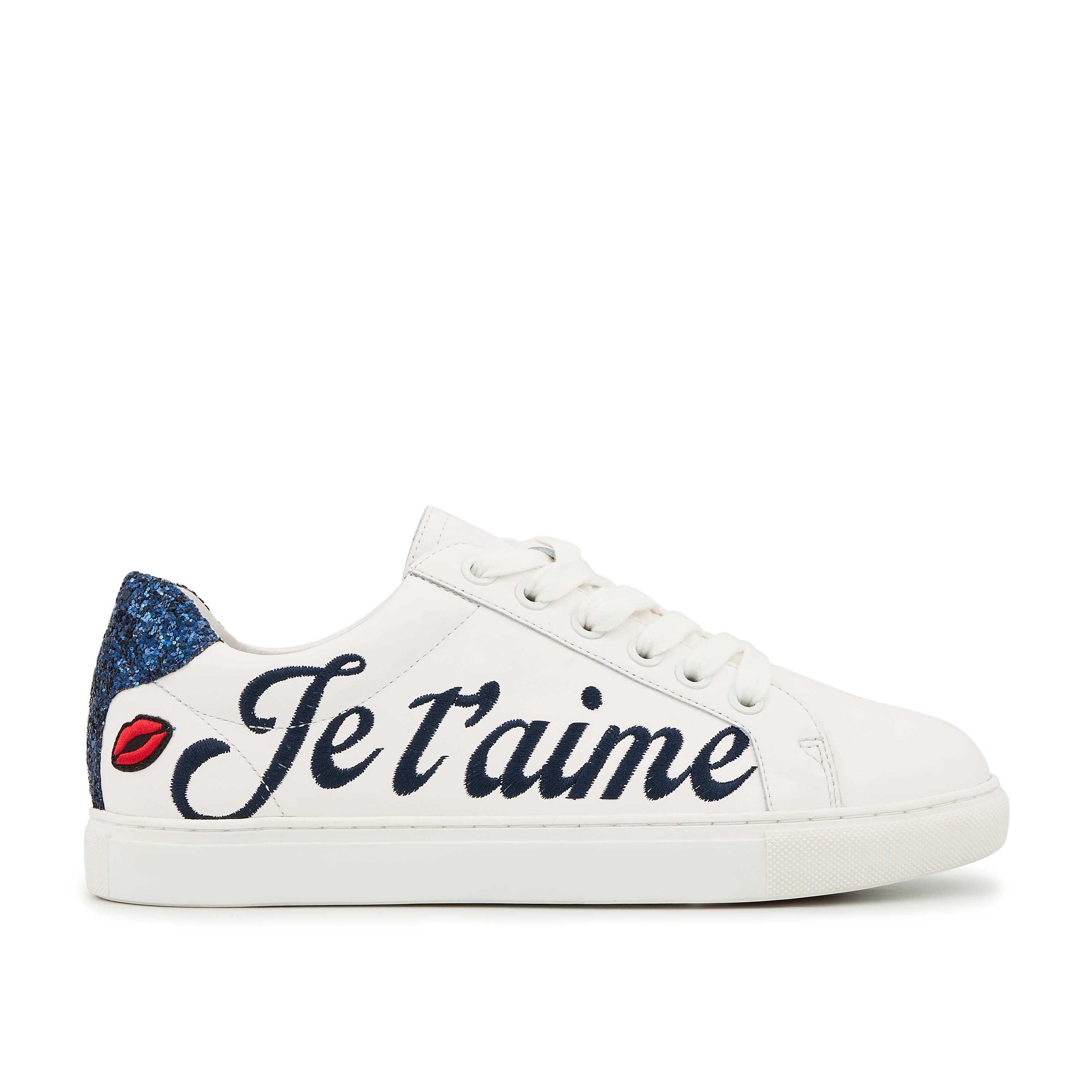 SIMONE MOI NON PLUS - Sneakers en cuir | Blanc