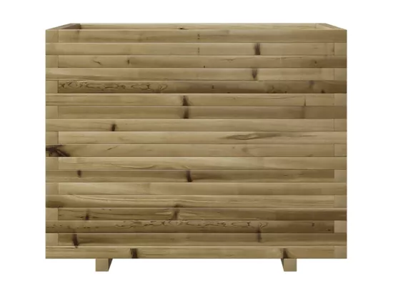 Jardinière bac lit surélevé bois marron 90 x 60 x 72 cm 02_0038035
