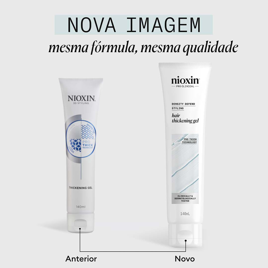 Nioxin Styling Density Defend Gel Espessador Capilar - 140ml