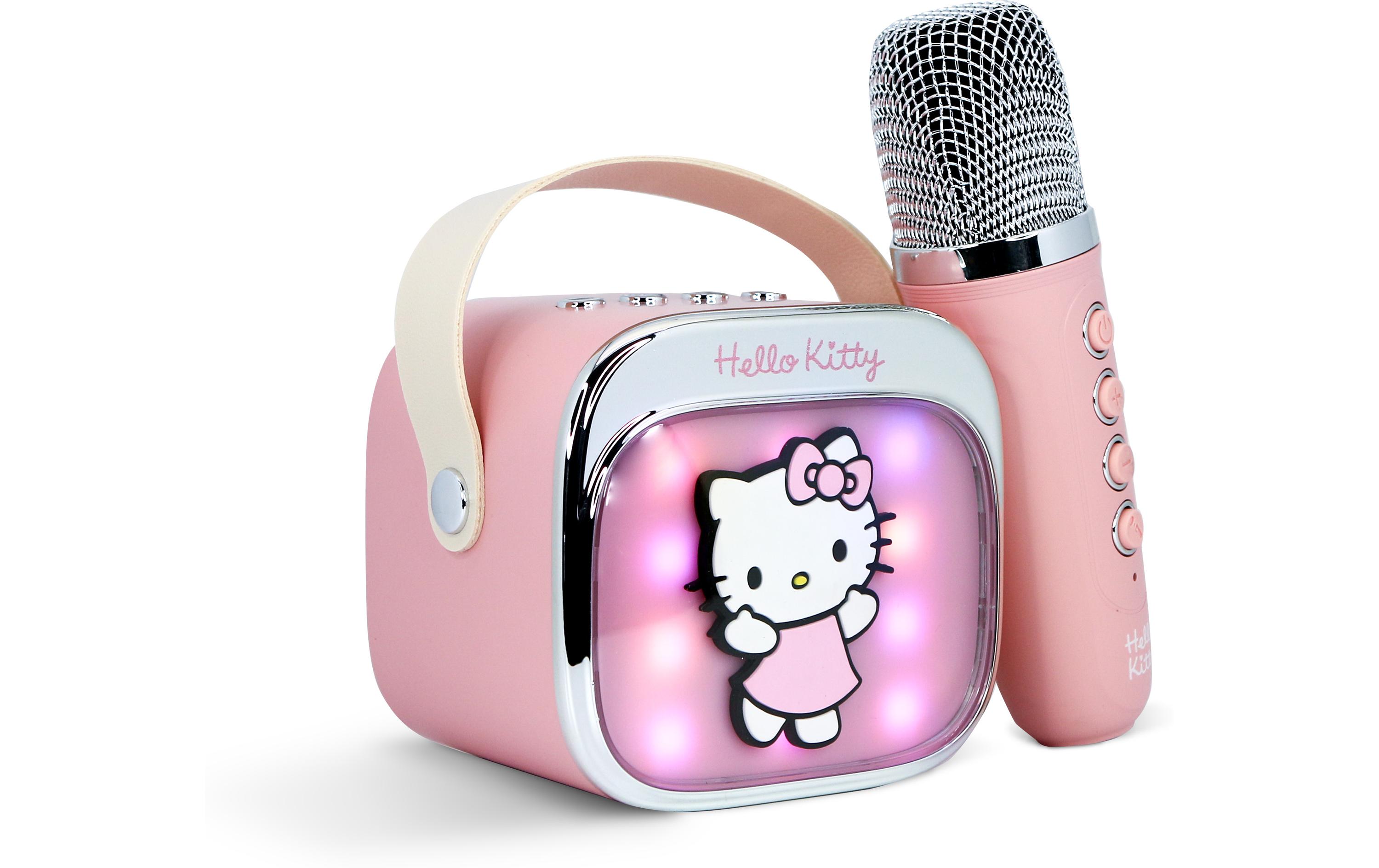 Hello Kitty LED Wireless Karaoke Lautsprecher und MikrofonMit LED-Leuchten