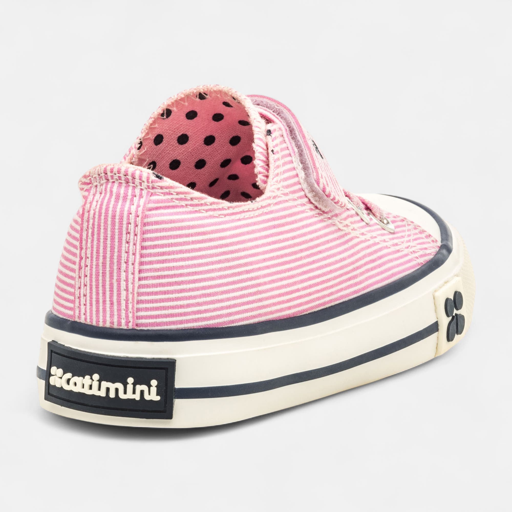 Baskets en toile Fille rose