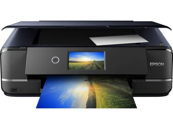 Epson Expression Photo XP-970 Small-in-One - Multifunktionsprinter - farve - blækprinter - A4 (210 x 297 mm) (original) - A3 (medie) - op til 8.1 spm (kopiering) - op til 8.5 spm (udskriver) - 100 ark - USB 2.0, LAN, Wi-Fi(n), USB vært