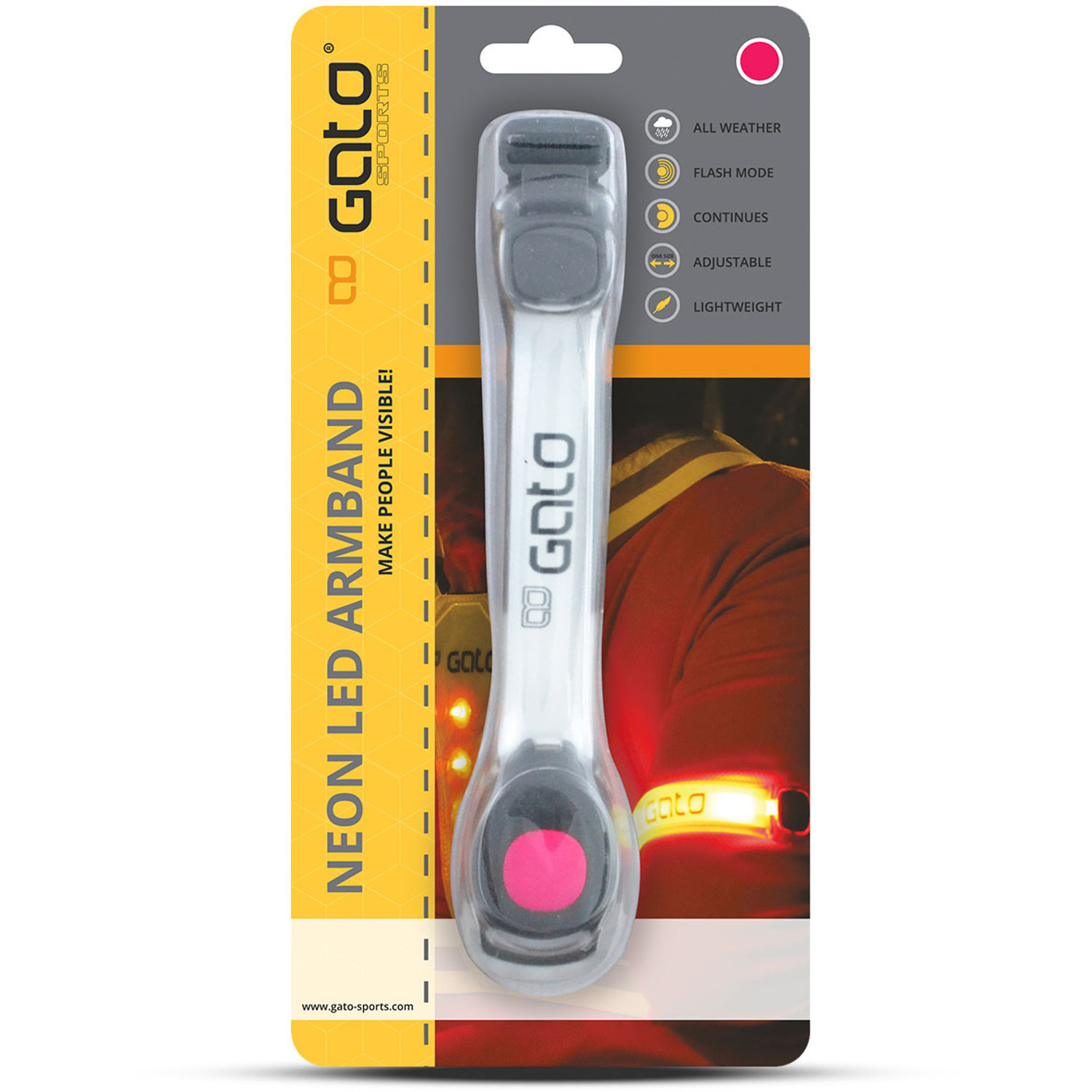 Gato Neon LED Armband
