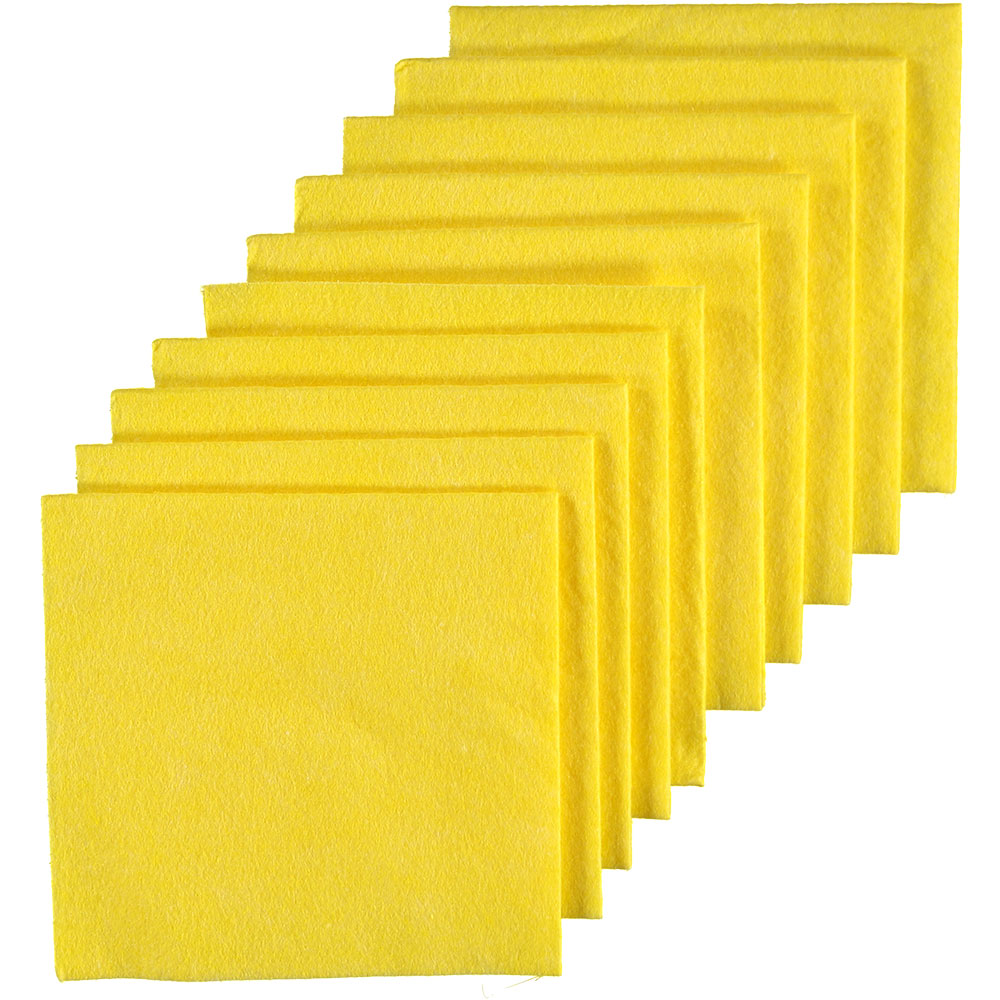 Huishouddoekjes  10-Pack Geel kopen? Goed en goedkoop