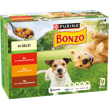 BONZO Pouch in Gelei Rund/Kip/Lam 12x85g