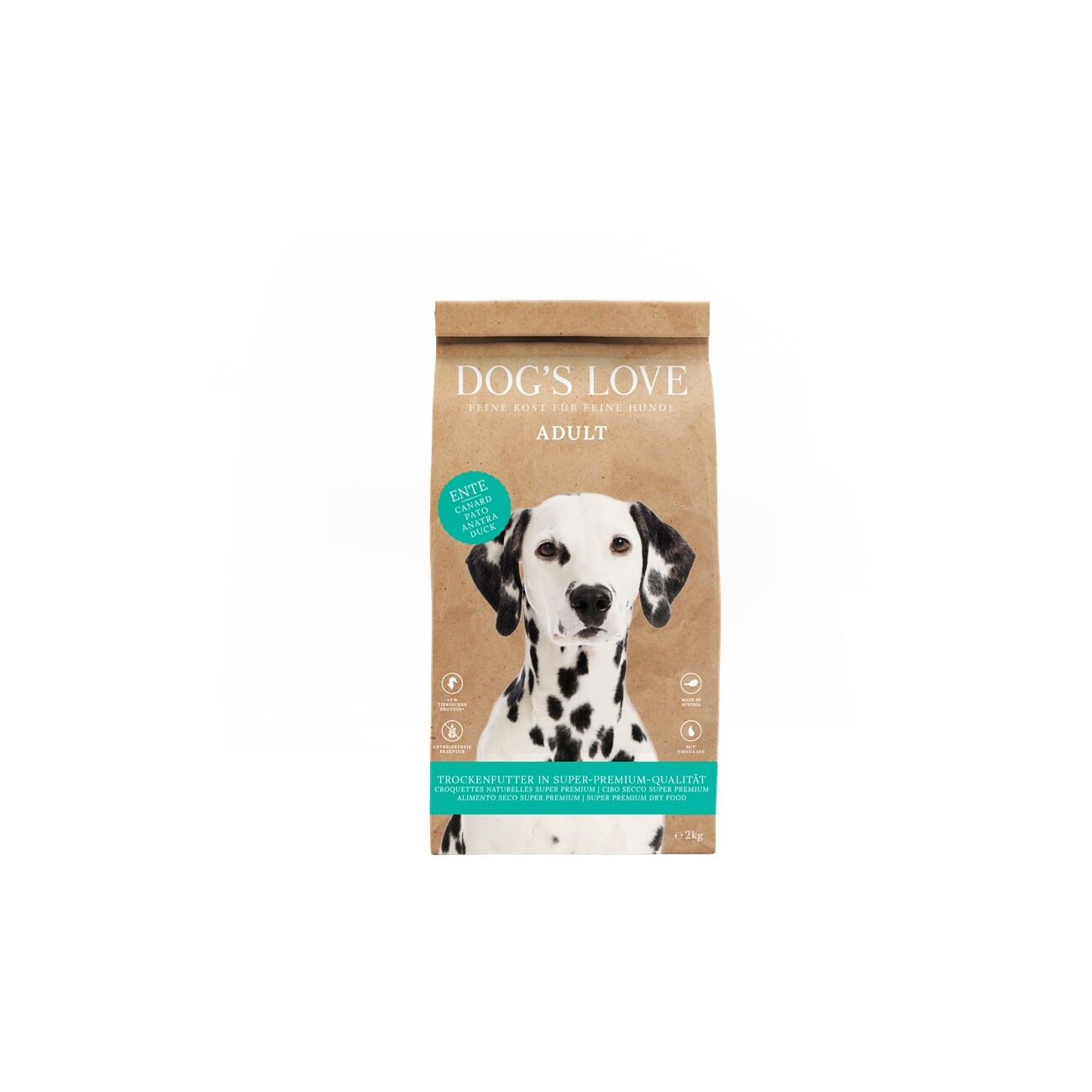 DOG'S LOVE Adult Ente 2 kg