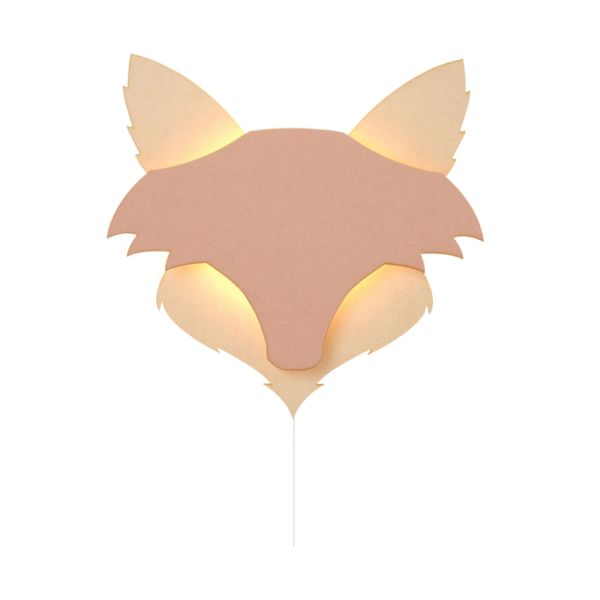 Van Tjalle en Jasper Vos Muurlamp - Naturel / Pink
