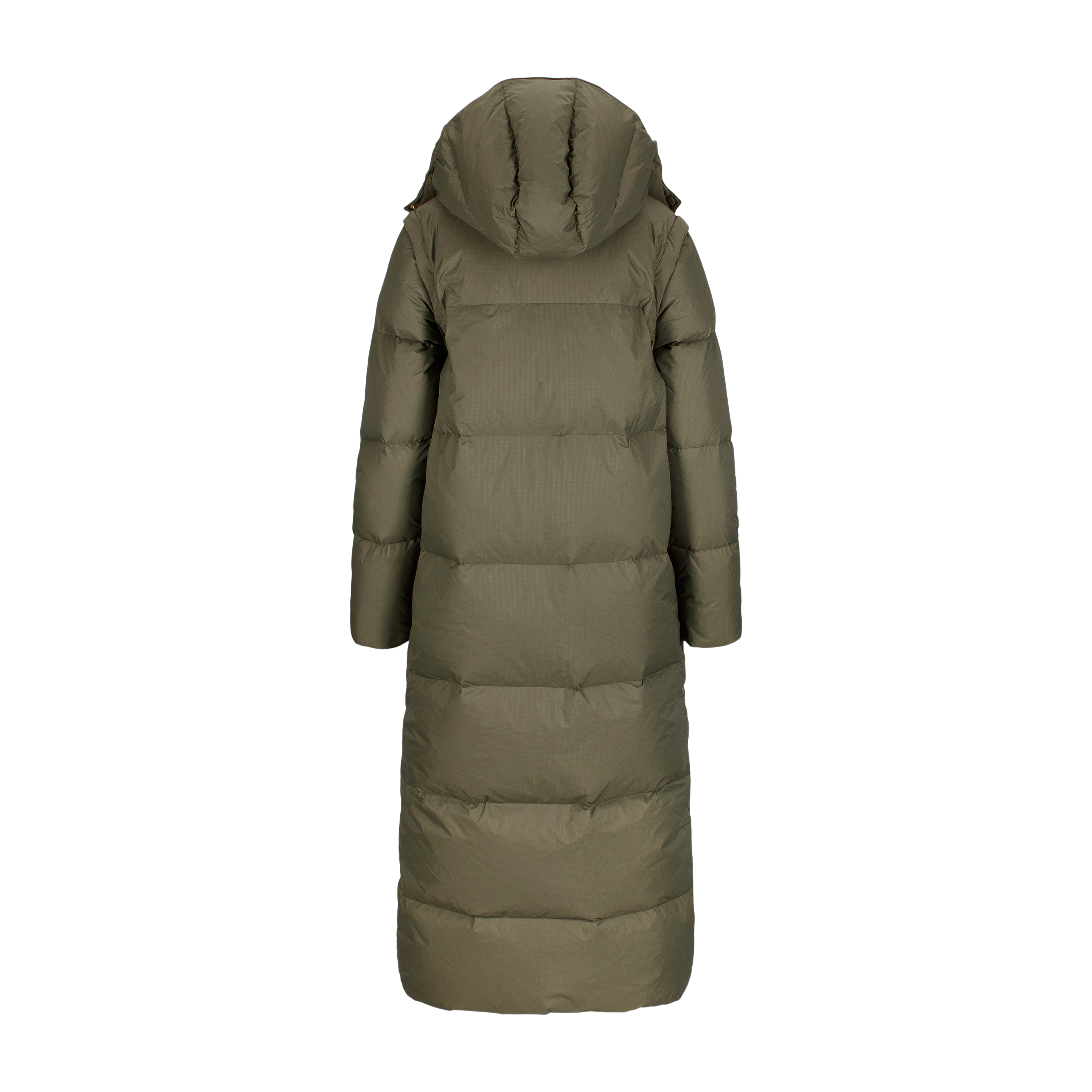 Capella Down Coat Multi Dame Tea Leaf