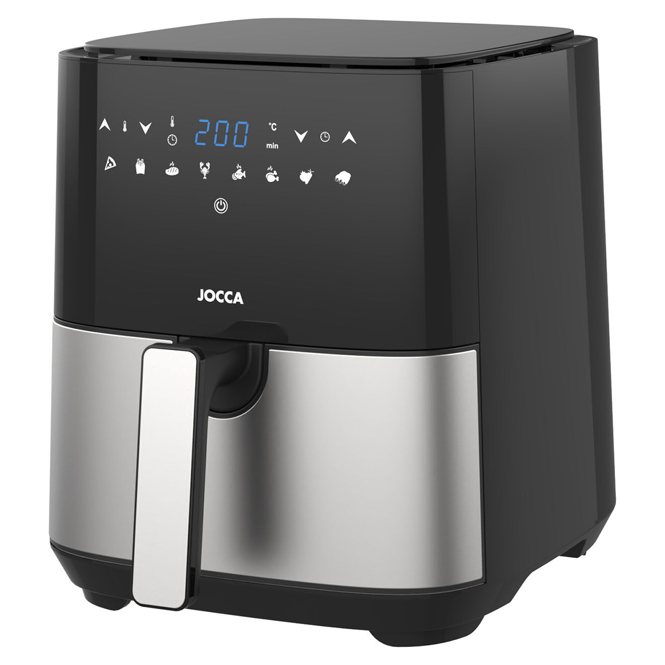 Jocca Friteuse à air chaud 5L + grille noire