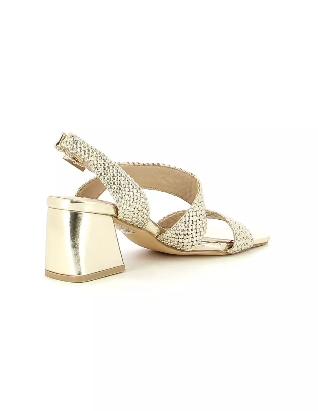 ELUE PAR NOUS LEONCE - Sandales & nu-pieds Platine