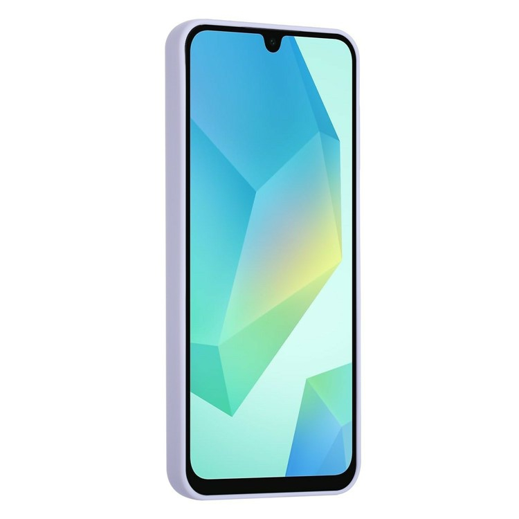 Samsung Galaxy A56 Gummi Case Hülle mit Kartenfach - Lila