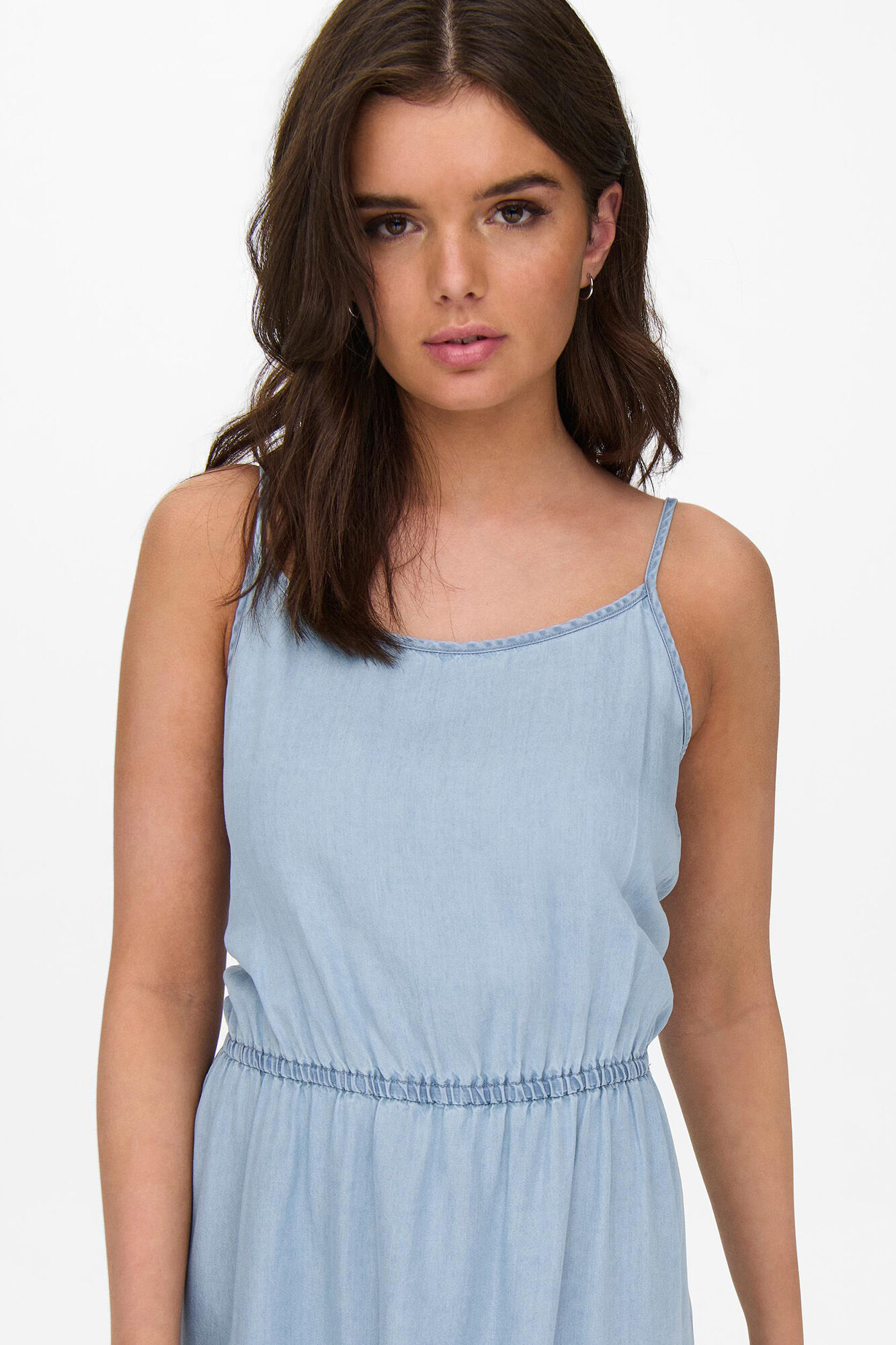 vestido longo de tencel