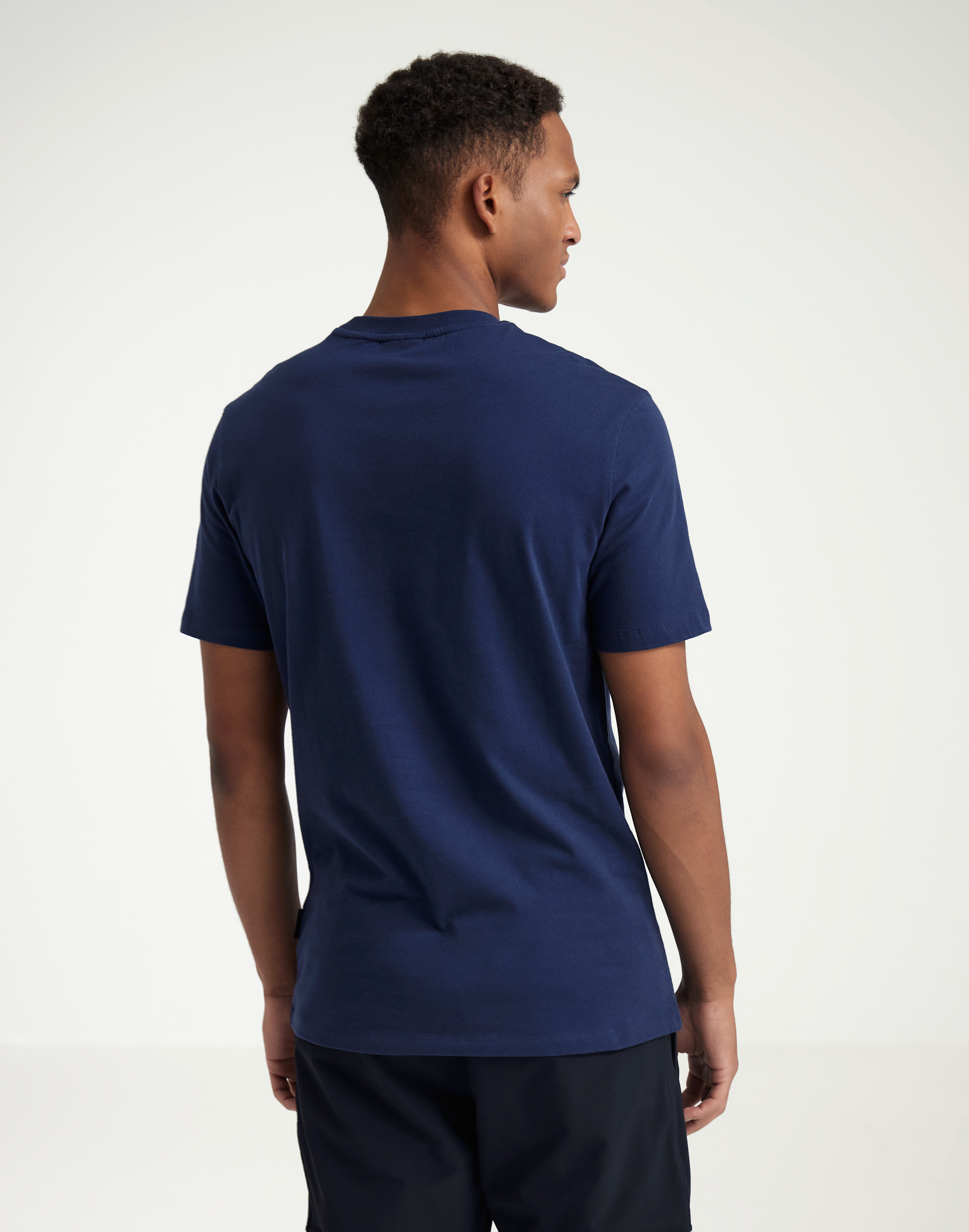 T-shirt van katoen voor heren in Bosnacht