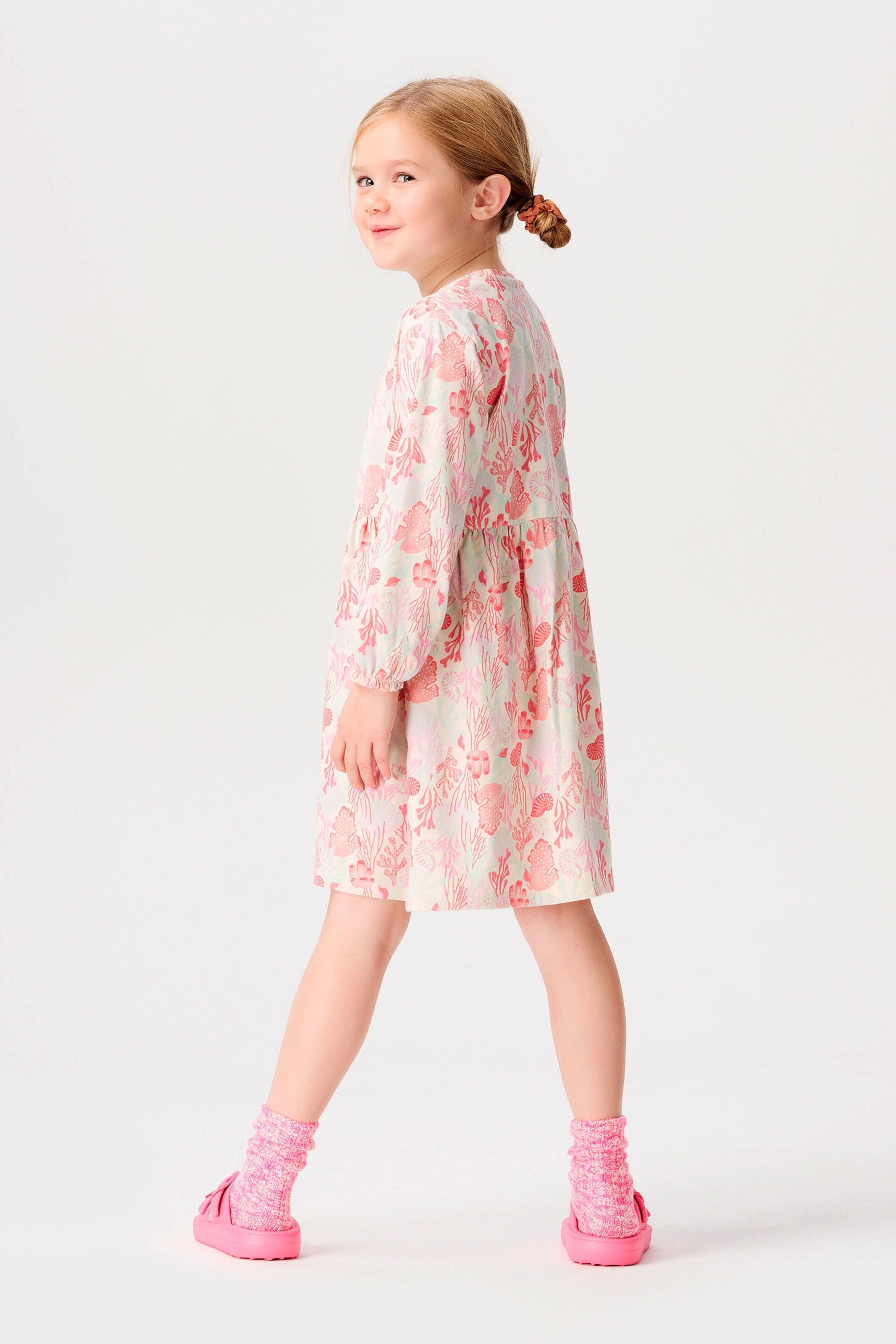 NOPPIES KIDS Kleid Echelon Whitecap Gray