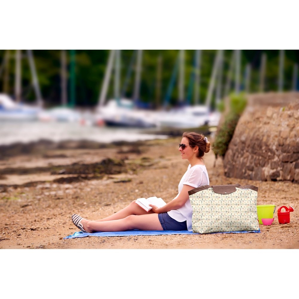 Grand Sac Cabas En Tissu Copa-Cabana