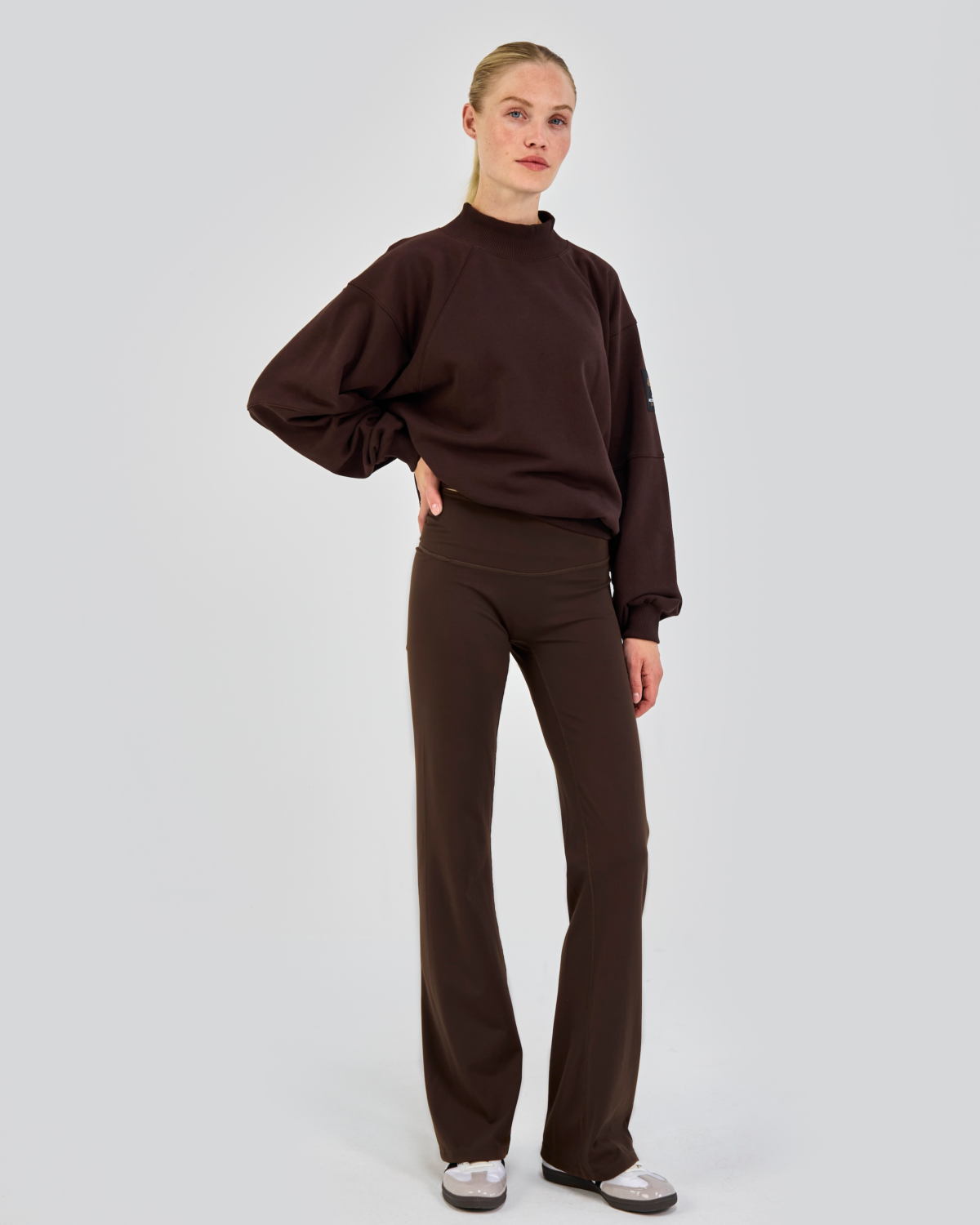 Eyda Ellie Flare Pants Brown