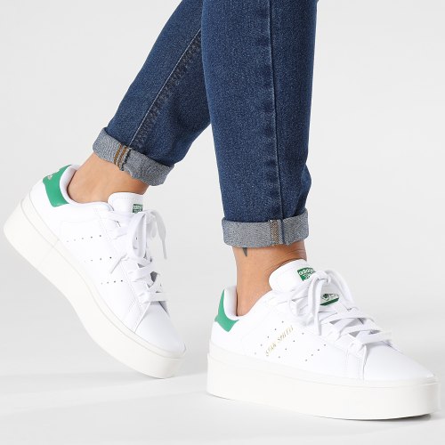 Baskets Femme Stan Smith Bonega GY9310 Cloud White Green