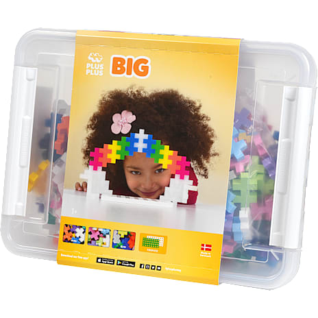 Plus Plus BIG Storage Box Mix - 200 dele
