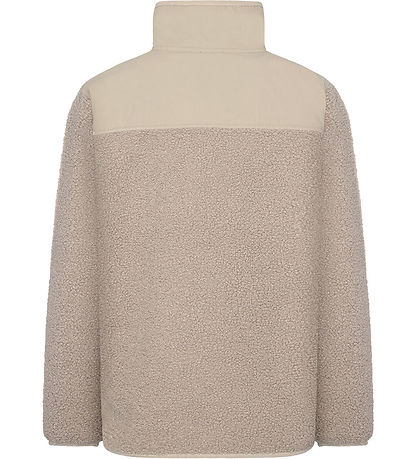 Didriksons Fleecejacke - Teddy - Exa Half Zip - Beach Beige