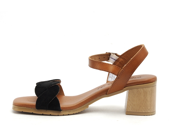 Eva frutos nu pieds talons femme 3439 noir
