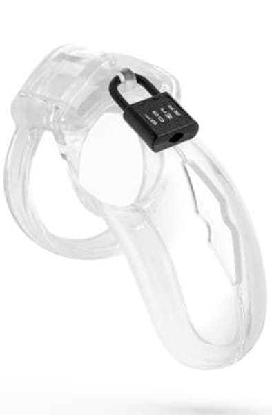 Lockdown Chastity Cage Clear Medium Kyskhetsbur