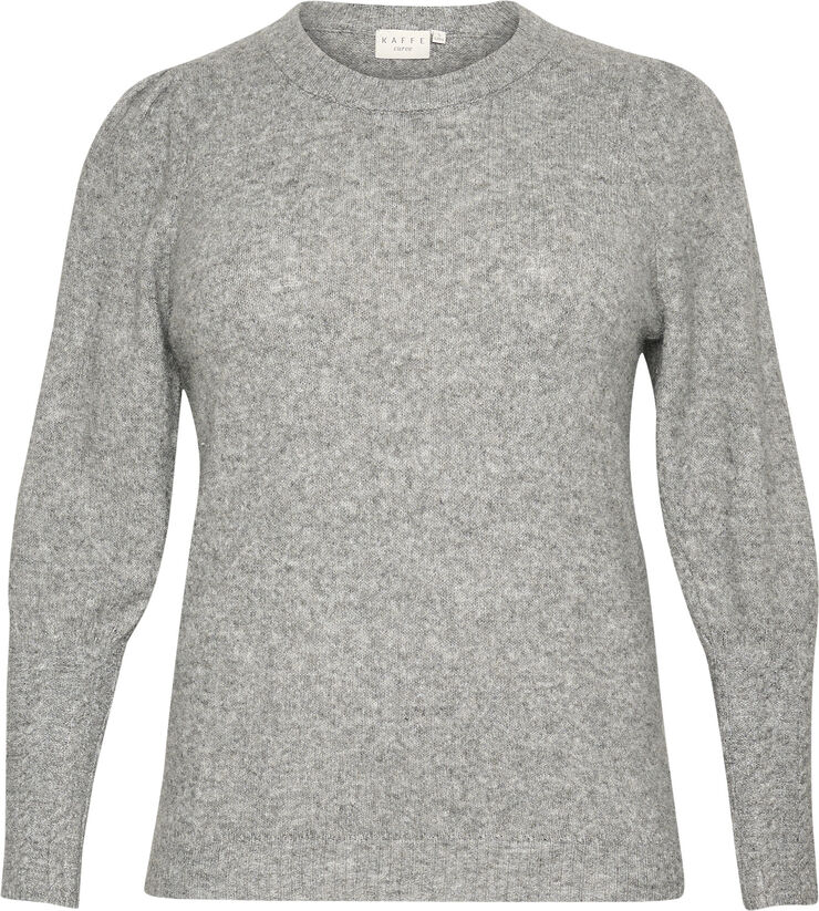 Kaffe Curve KCamalia Knit Pullover Grey melange