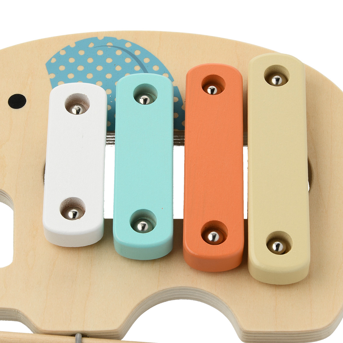 Topomini Baby Xylophon aus Holz natur / bunt