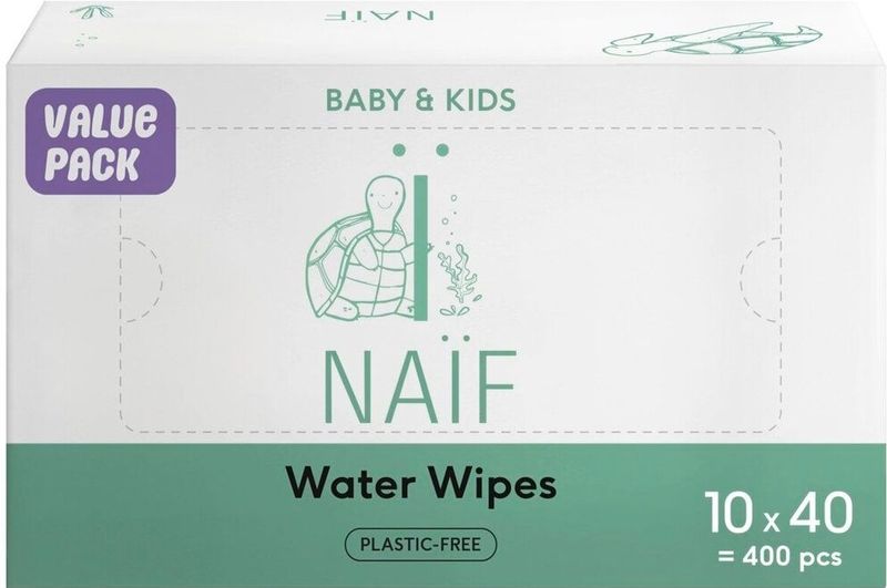 Naïf - Babydoekjes - 100% Biologisch Afbreekbaar - Geschikt voor Gezicht en Lichaam
