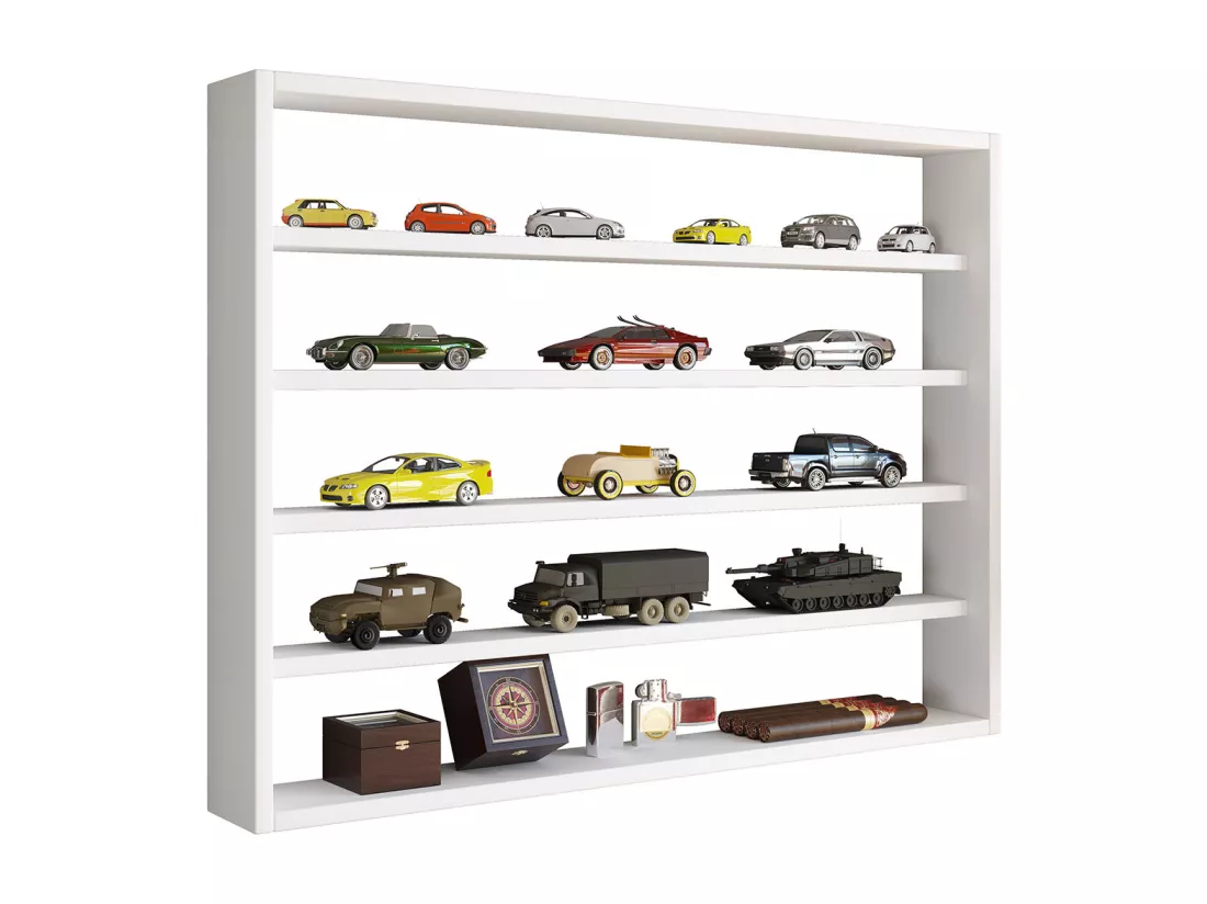 Étagère murale en bois Vitrine murale Étagère Osado L