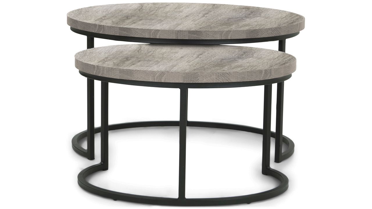 Salontafelset Calcestruzzo -  Rutger B71 x D52 x H43 cm