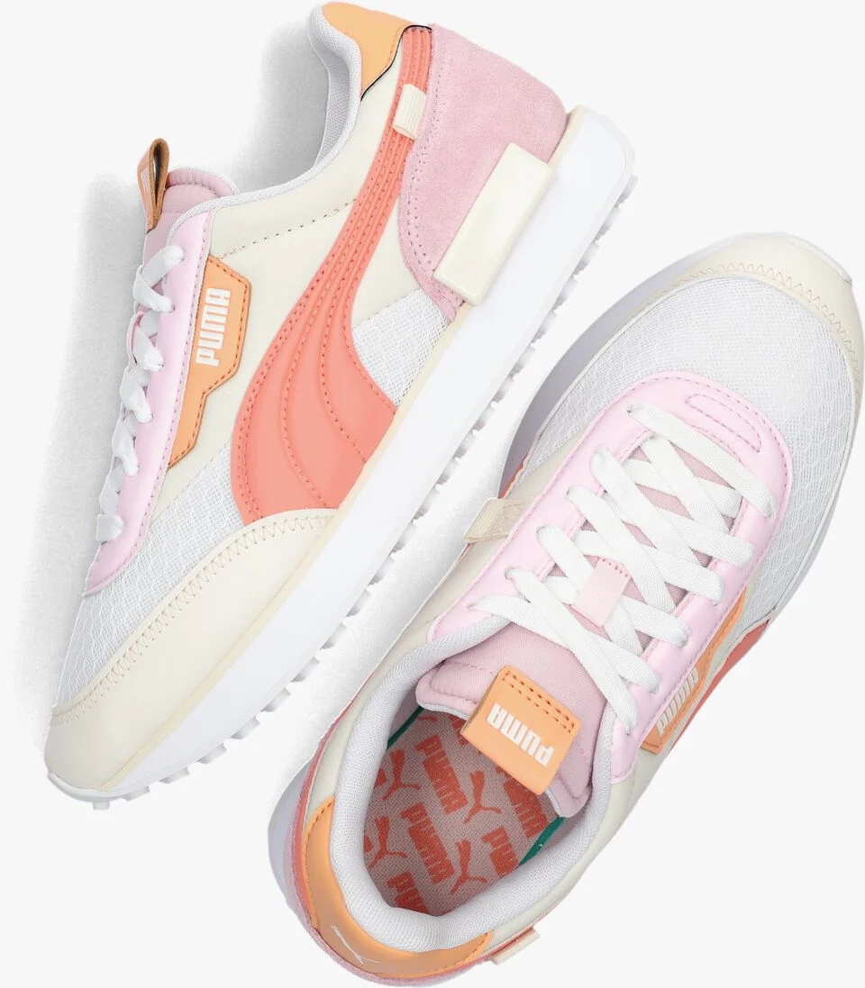 PUMA witte puma lage sneakers future rider pastel wn's