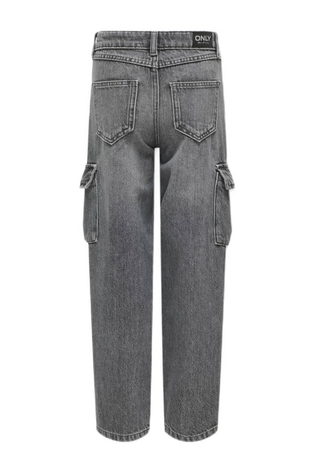 ONLY wide leg jeans KOGHARMONY dark grey denim