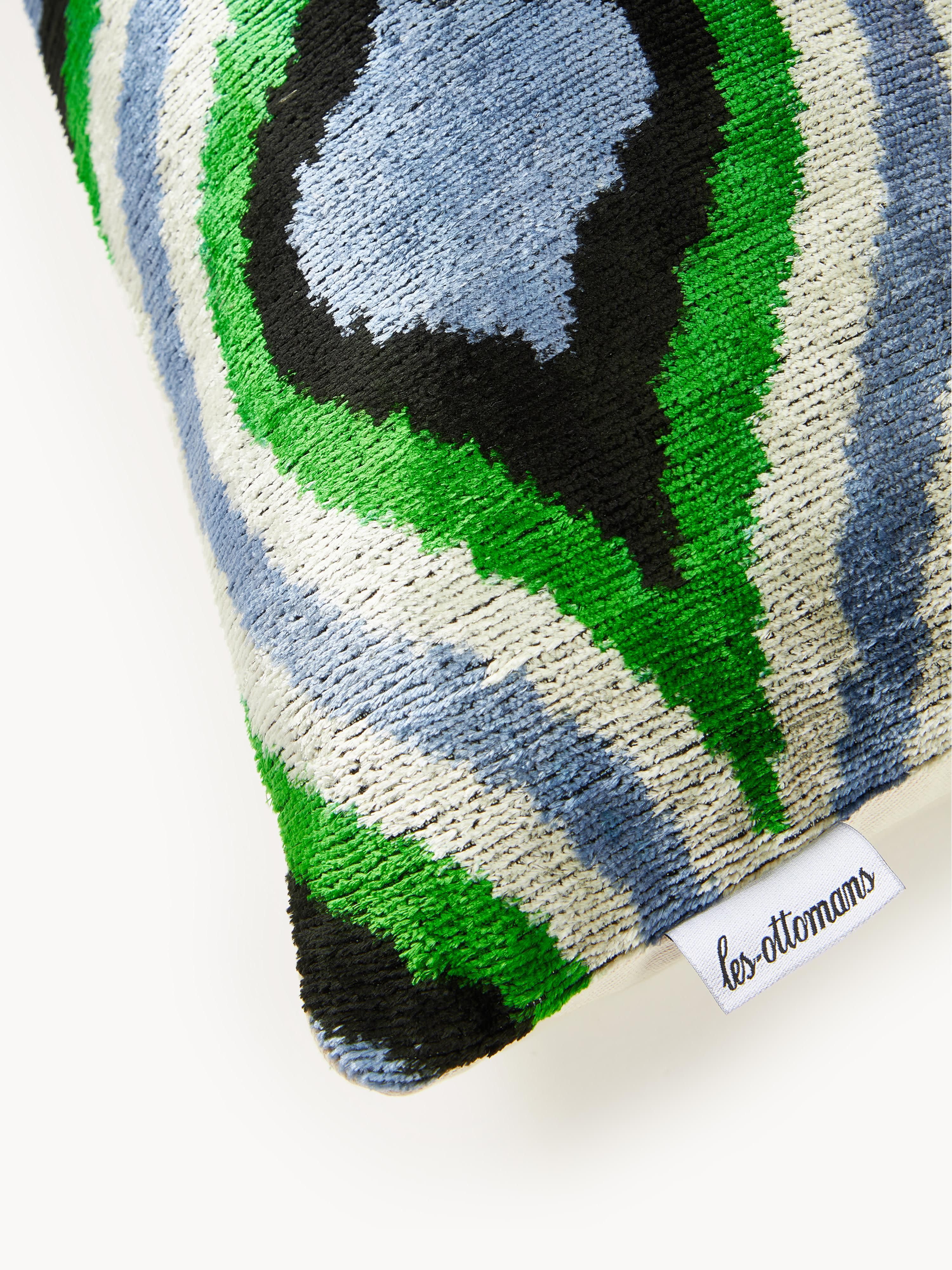 Zijden fluwelen kussenhoes Velvety met abstract patroon