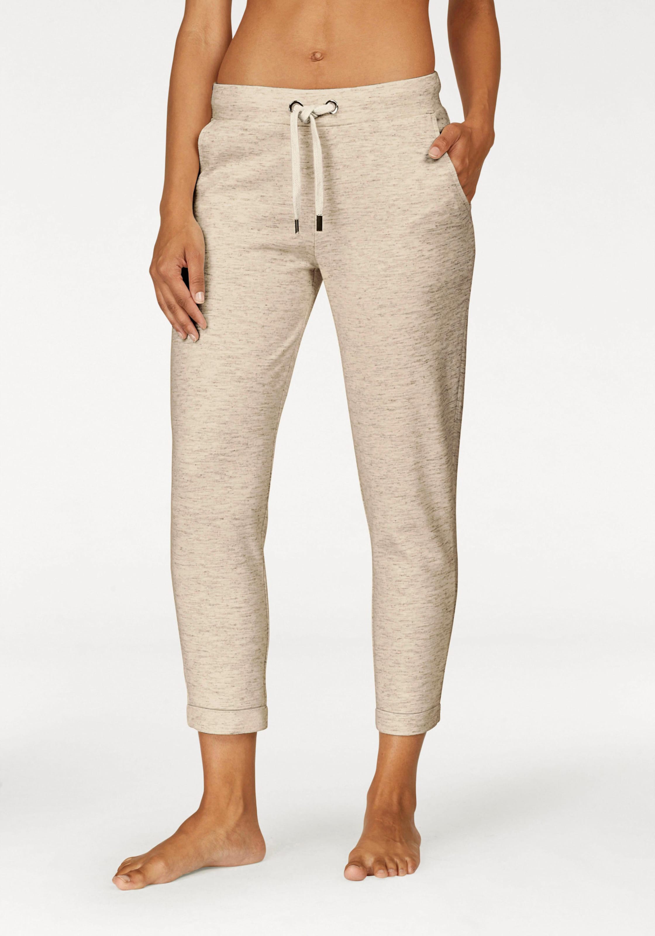 LASCANA Relaxhose in beige-meliert