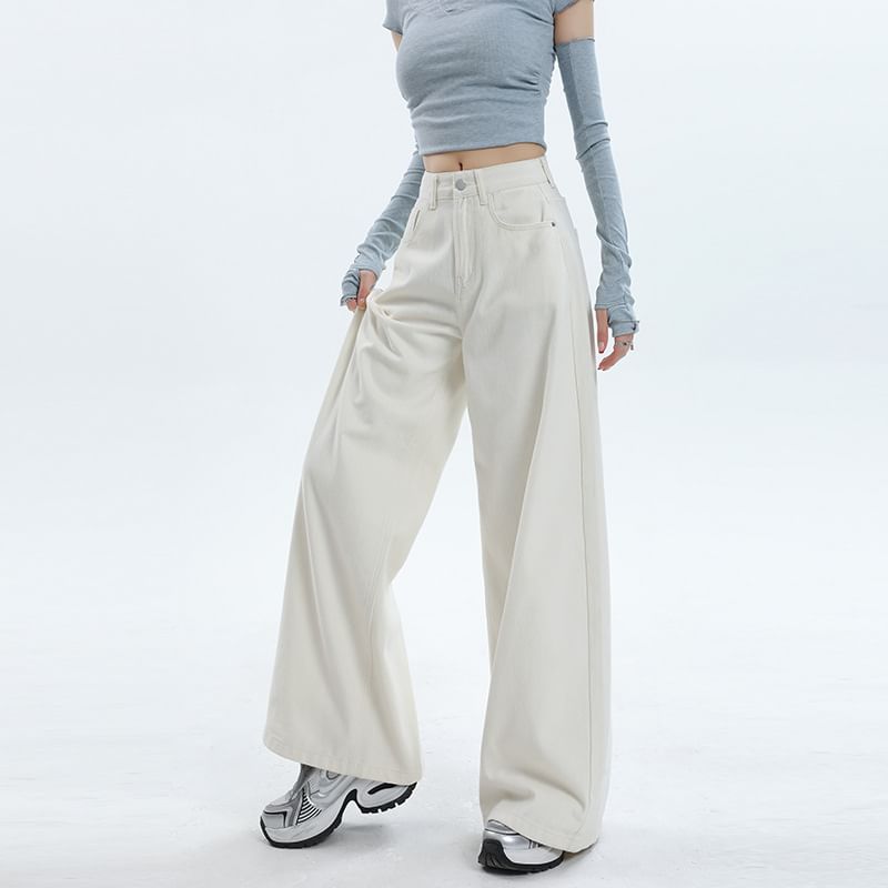 Litoya - Mid Rise Wide Leg Jeans (verschillende designs)